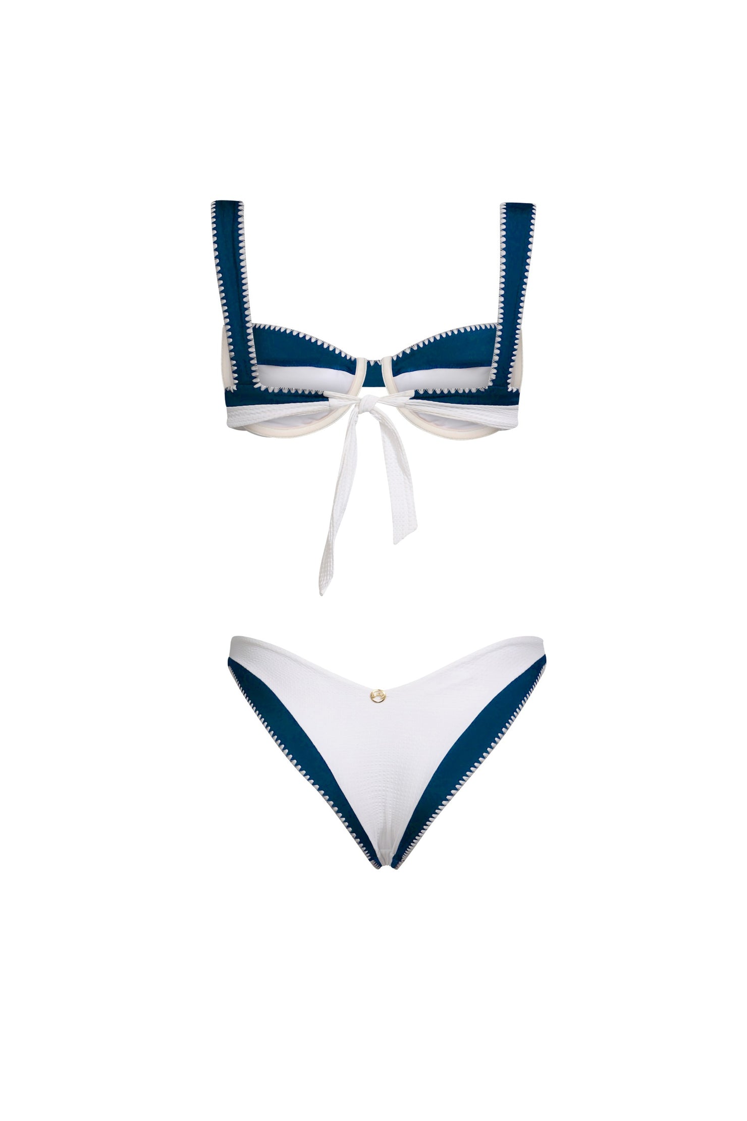 WOVEN CLOUD BRA