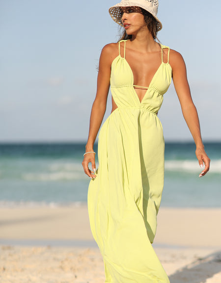 SEAFOAM DRESS almaMia USA