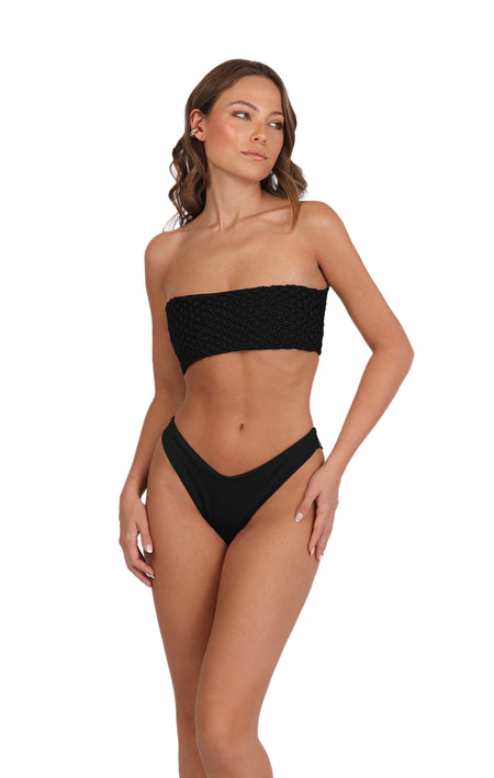 OBSIDIAN MACRAME STRAPLESS AlmaMía Store
