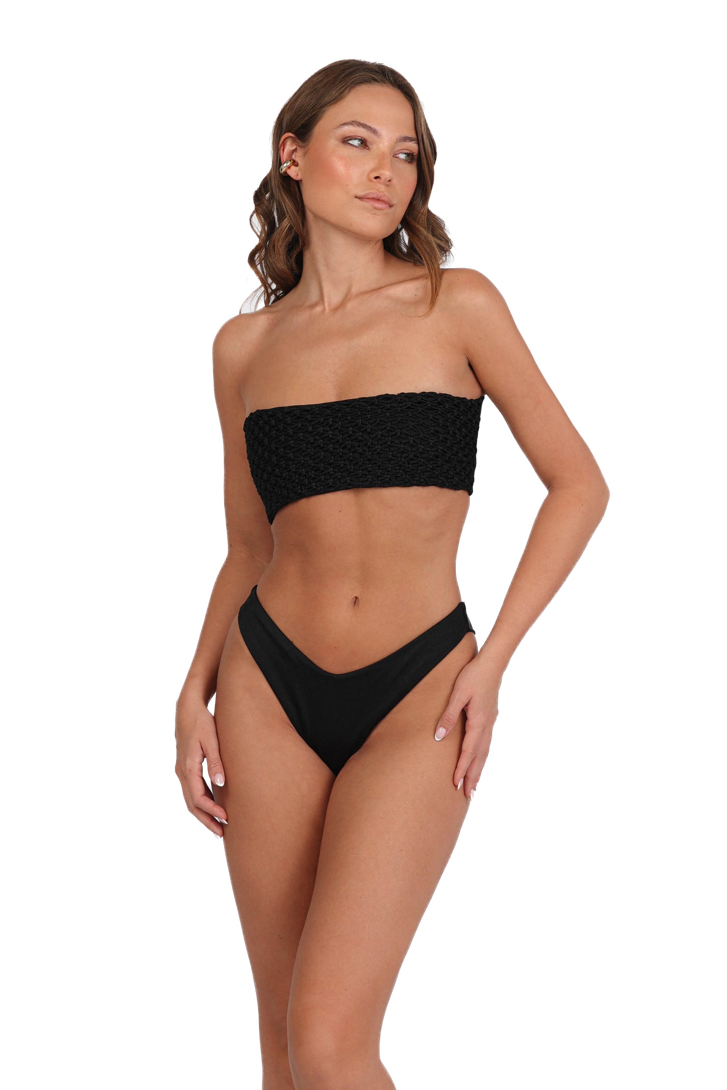 OBSIDIAN MACRAME STRAPLESS AlmaMía Store