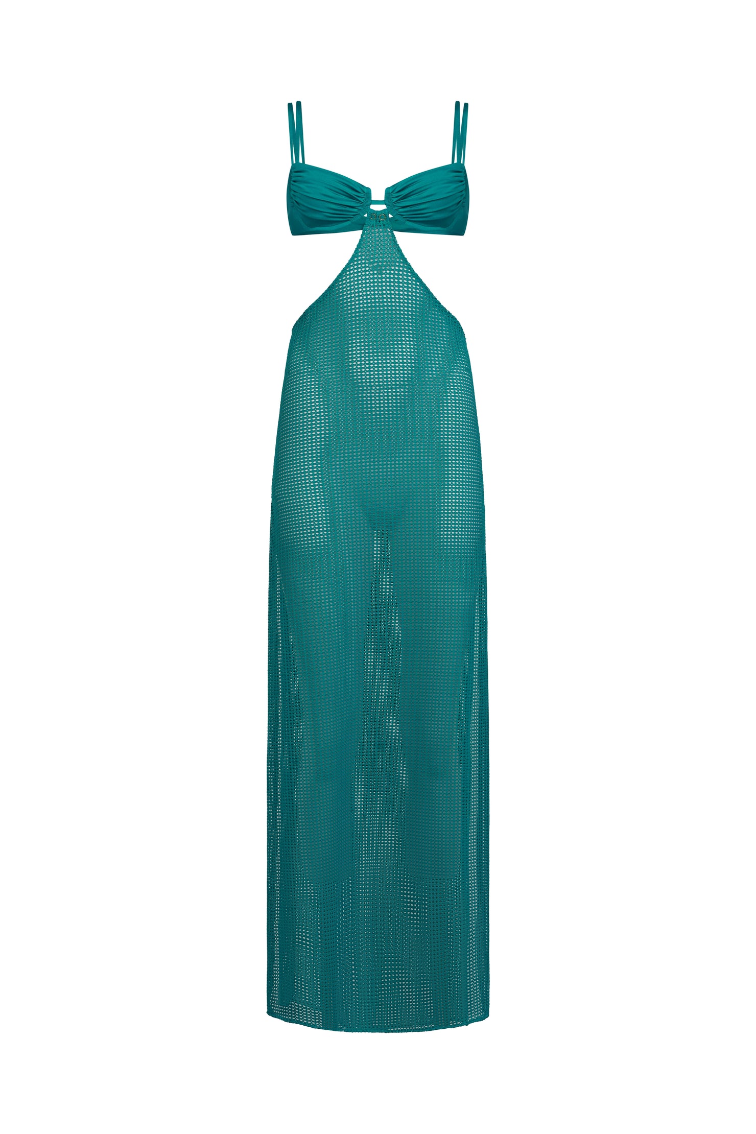 CRYSTALLINE DEPTHS LONG SKIRT - almaMia swimwear