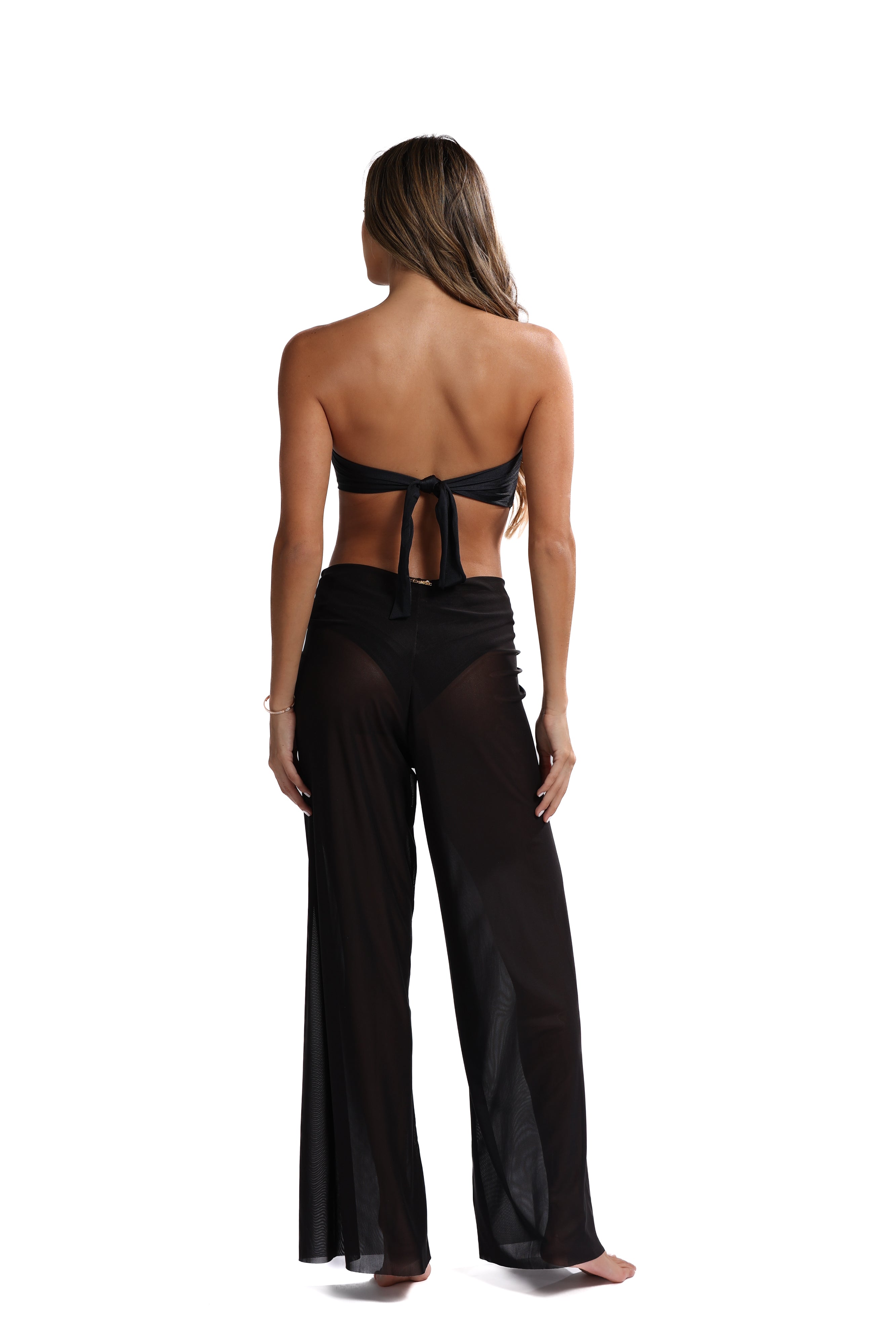BLACK PEARL PANTS - almaMia swimwear