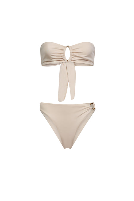 SUBLIMITY SAND STRAPLESS - almaMia swimwear