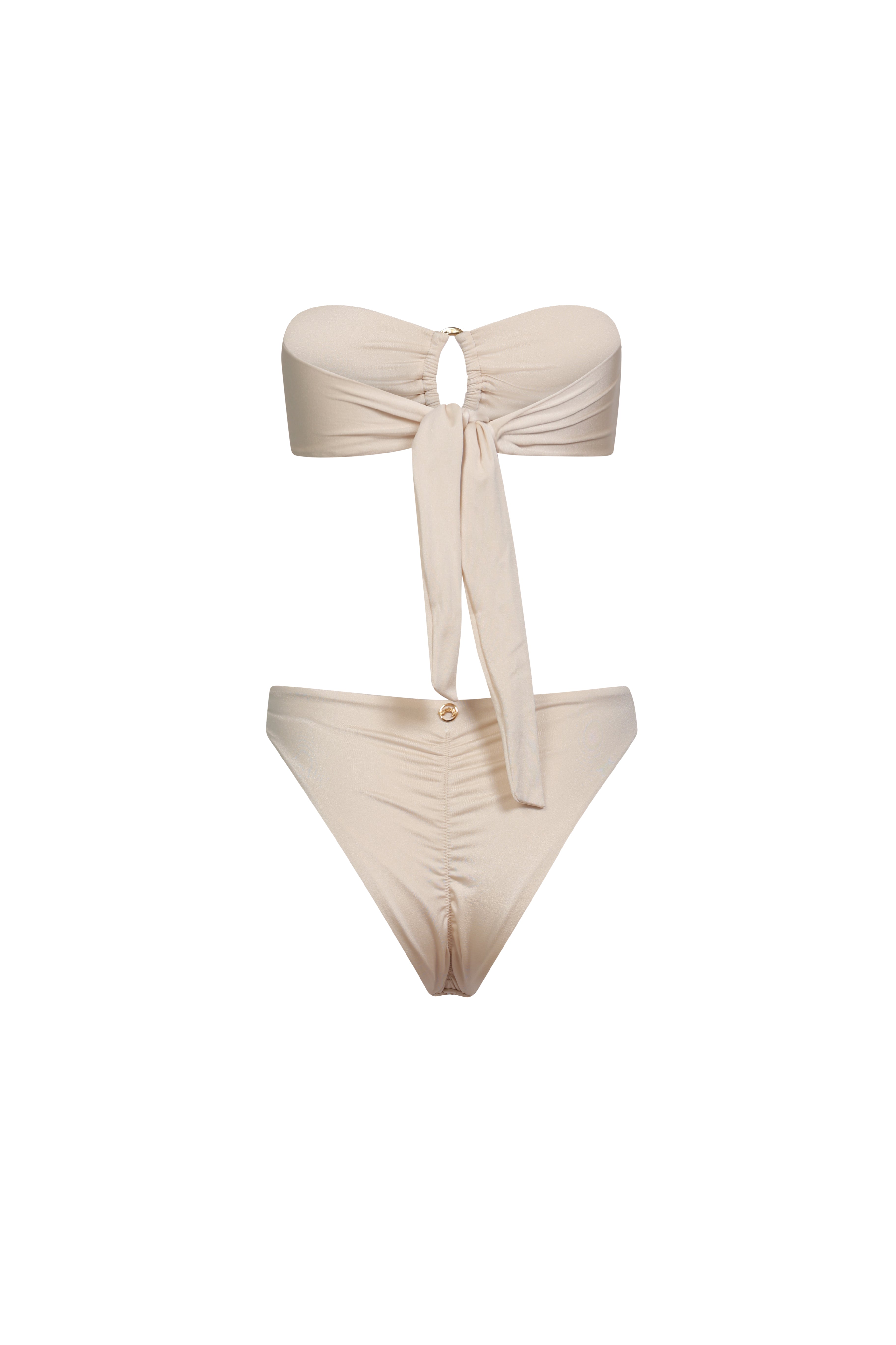 SUBLIMITY SAND STRAPLESS - almaMia swimwear