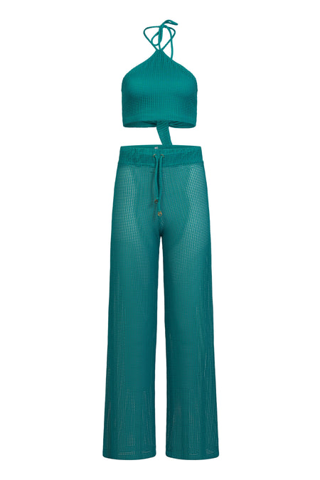 CRYSTALLINE DEPTHS TOP - almaMia swimwear