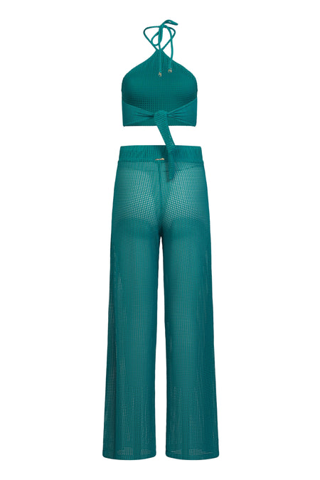 CRYSTALLINE DEPTHS TOP - almaMia swimwear