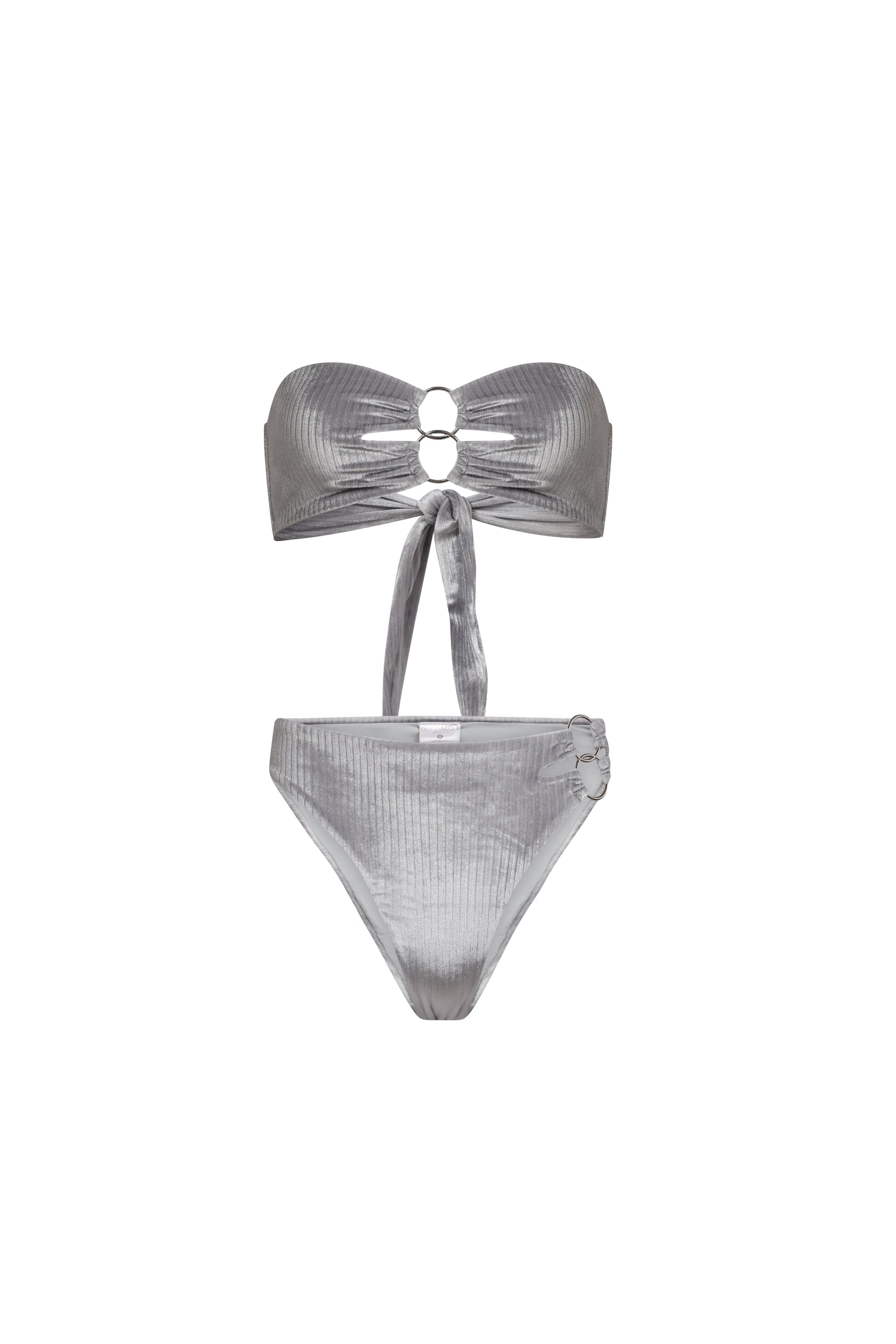 SILVER GLOW STRAPLESS