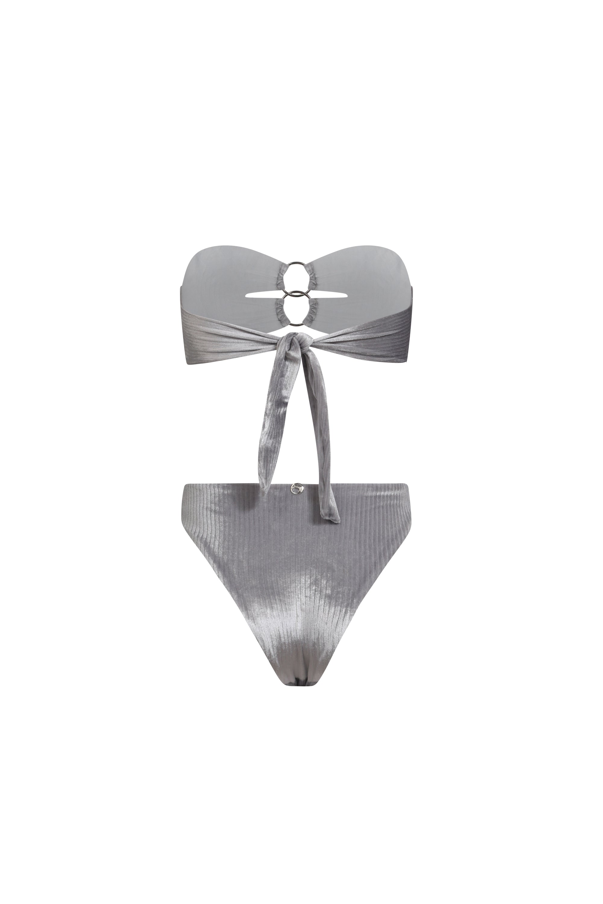 SILVER GLOW STRAPLESS