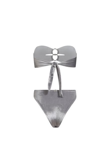 SILVER GLOW STRAPLESS