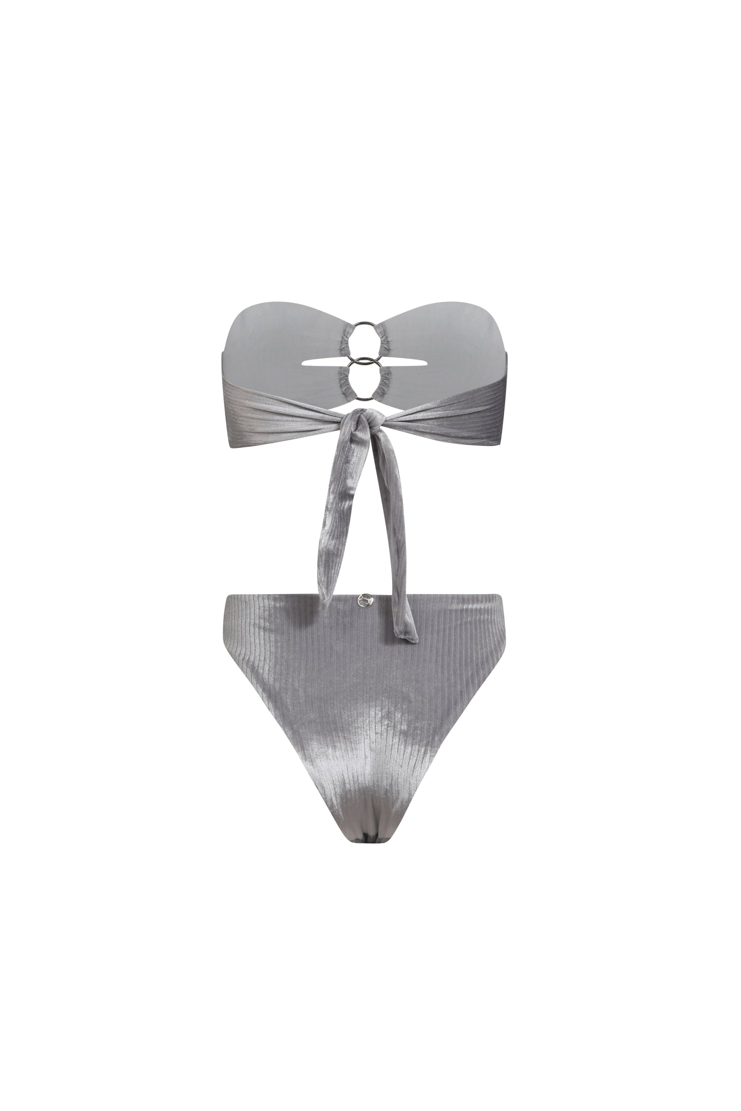SILVER GLOW STRAPLESS