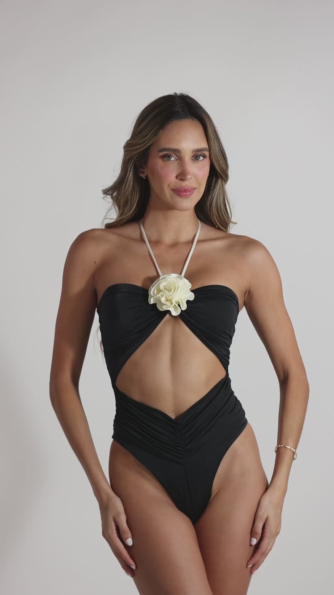ROSA PERLA NEGRA ONE PIECE