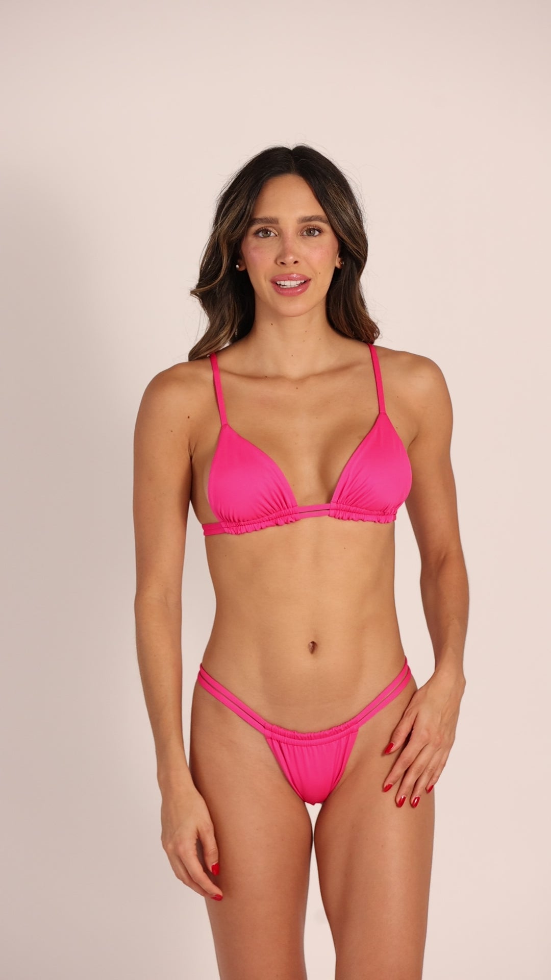 DEEP PINK TRIANGLE